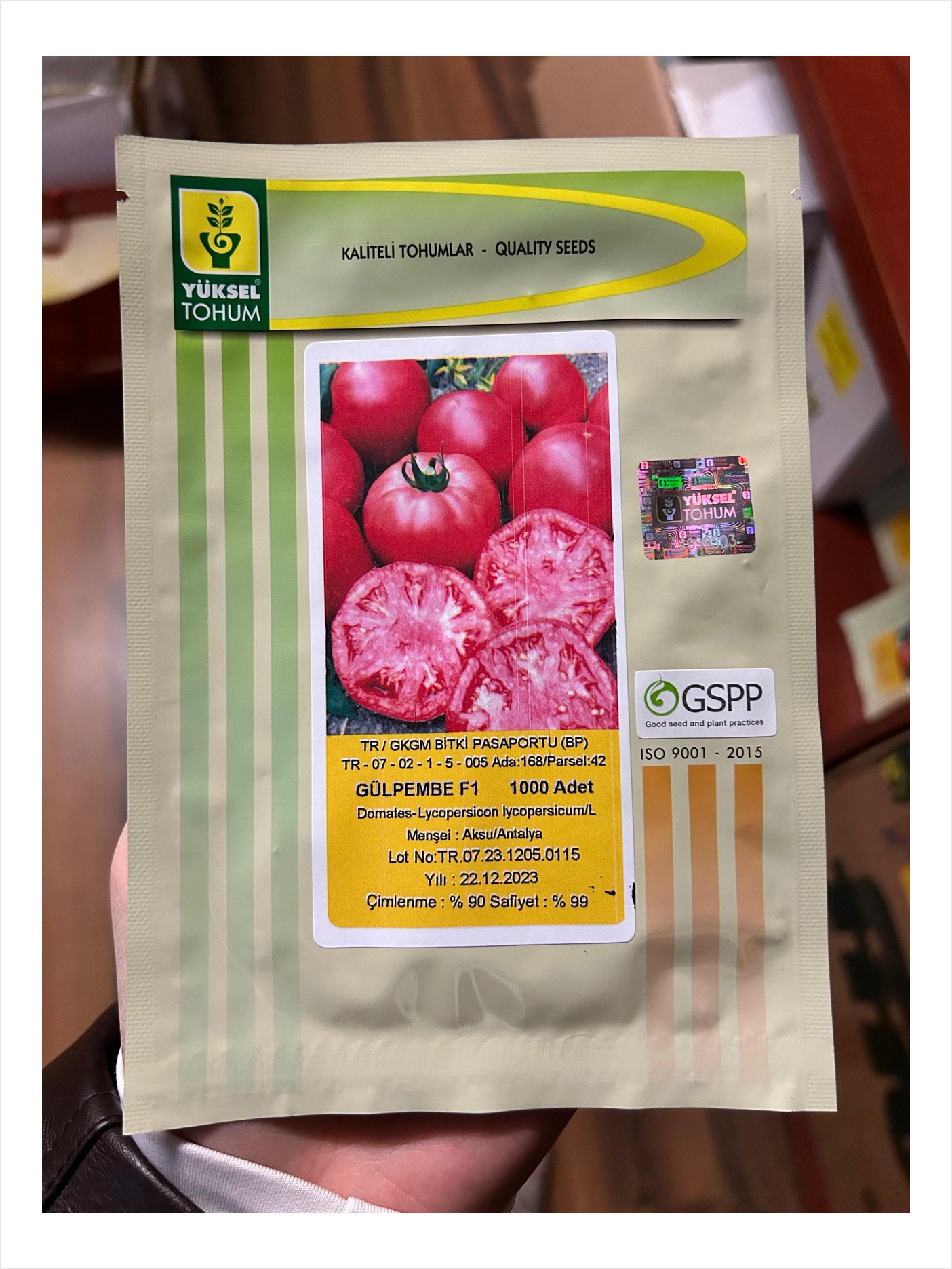 Sebze tohumu paketi 4
